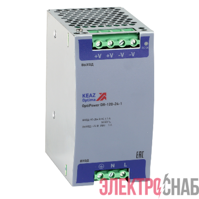 Блок питания OptiPower DR-120-24-1 КЭАЗ 284548
