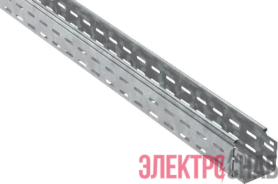 Лоток листовой перфорированный 100х80 L3000 сталь 1мм HDZ IEK CLP10-080-100-100-3-M-HDZ
