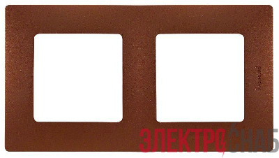 Рамка 2-м Etika какао IEK 672572