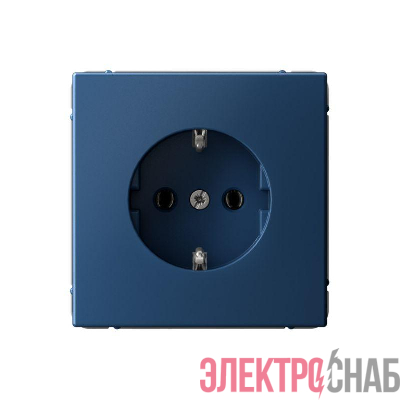 Розетка ArtGallery 16А с заземл. быстрозажим. клем. механизм аквамарин SE GAL001143S