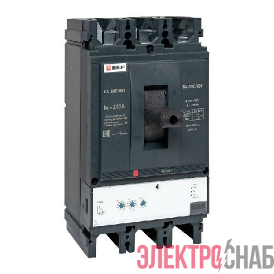 Выключатель автоматический 3п 400/200А 45кА ВА-99C Compact NS PROxima EKF mccb99C-400-200