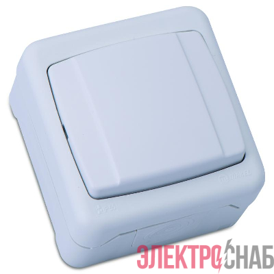 Выключатель проходной 1-кл. IP55 бел. Makel 36001005
