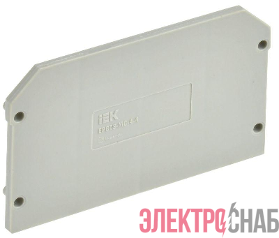 Заглушка для CTS-MC ARMAFIX 4 вывода 4кв.мм сер. IEK YCT12-00-4-K03-004-ZGL