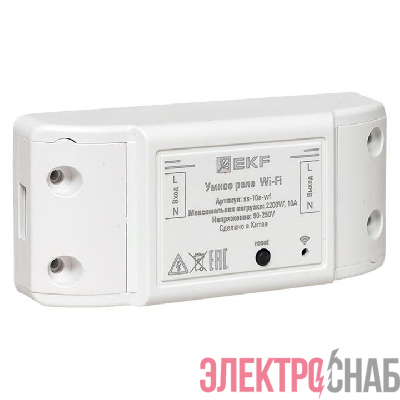 Реле Умное 10А Wi-FI Connect EKF ss-10a-wf