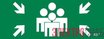 Этикетка самоклеящаяся 240х90мм "Место сбора" IEK LPC10-1-24-09-MSTS