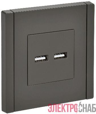 Розетка USB A+A 3.1А FORTE&PIANO FP349 сер. IEK FP-U21-D31-K03