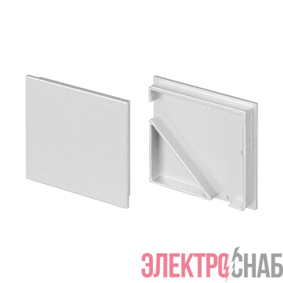 Заглушка KANT-H55 SQUARE глухая пластик (комплект) Arlight 044616