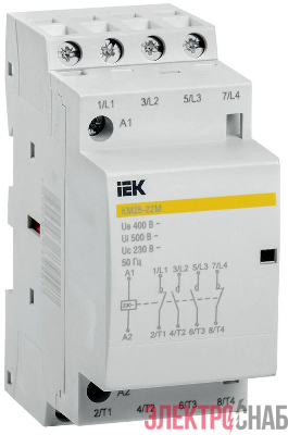 Контактор модульный КМ25-22М AC KARAT IEK MKK11-25-22
