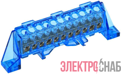 Шина нулевая N в комб. изол. &quot;Стойка&quot; 6х9-11-С TEKFOR IEK TF-NN10-11-DP-K07