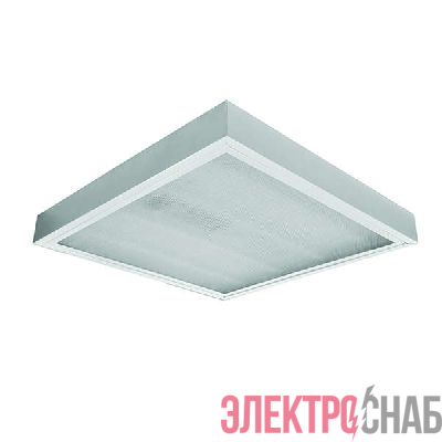 Светильник светодиодный Crystal 418 LED-15 офисный накладной рассеив. призма Ксенон 0170418103-15