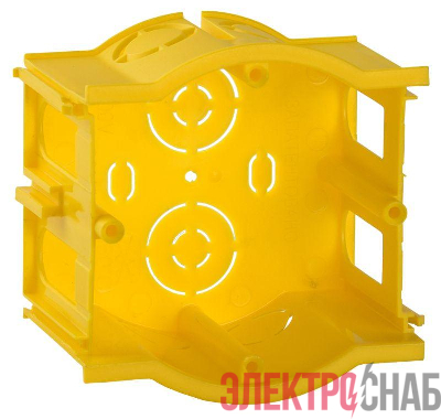 Коробка установочная С3 d68x45 для твердых стен (сборная проходная) (опт. уп) GENERICA UKT10-068-045-000-K0-N-UO