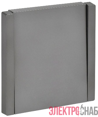 Выключатель 1-кл. FORTE&PIANO 10А FP510 с самовозвратом сталь IEK FP-V14-0-10-1-K46