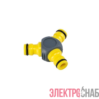 Тройник Y для быстросъемного соединения с термопластичной резиной Профи ЧЕТЫРЕ СЕЗОНА 62-0222-3-F