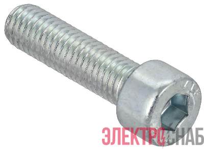 Болт с цилиндрической головкой и внутр. шестигран. DIN 912 М8х20 (уп.100шт) IEK CMZ10-BC-8-20