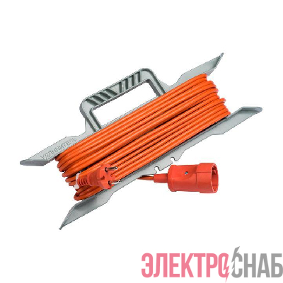 Удлинитель-шнур на рамке 1х30м без заземл. 10А Зевс 2.0 2.3кВт ПВС 2х0.75 PROxima EKF USRB02-10-275-1-30