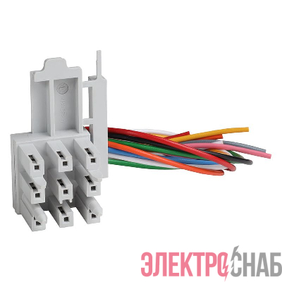Разъем подвижный вторичных цепей OptiMat D100 D160 D250 D400 D630-УХЛ3 (9 контактов) КЭАЗ 327373