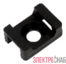 Площадка под хомуты PCP-S 22х16-100BL с монтажн. отверст. PA6.6 черн. (уп.100шт) JazzWay 5055209