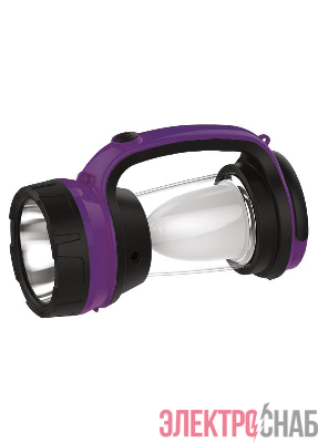 Фонарь-светильник аккумуляторный 2008M-LED LED 3Вт + 24LED 0.5Вт аккум. 2х4В 0.9А.ч КОСМОС KOCAP2008M-LED