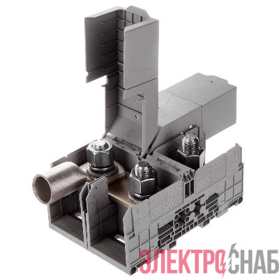 Клемма проходная болтовой зажим 2 точки подключения 35кв.мм сер. DKC FER-35