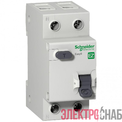 Выключатель автоматический дифференциального тока 2п (1P+N) C 40А 30мА тип AC 4.5кА EASY9 2мод. SchE EZ9D34640
