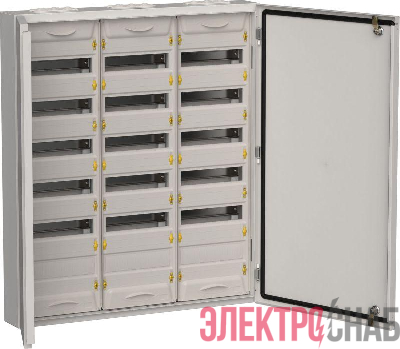 Корпус ЩРн-216 (3х72) TITAN 5 960х830х140 IP54 метал. сер. IEK TI5-50-N-3X072-54-7035