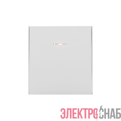 Выключатель проходной (переключатель) 1-кл. СП STRONG MIELE 10А с подсветкой жемчуг Kranz KR-78-0716-4