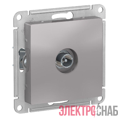 Розетка телевизионная проходная TV AtlasDesign 4дБ механизм алюм. SE ATN000392