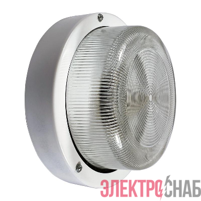 Светильник НПП 03-60-003 "Селена 3" 1х60Вт E27 IP65 корпус бел. Элетех 1005500180