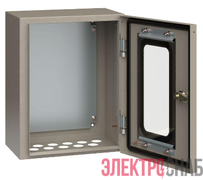 Корпус металлический ЩМП-1-0 395х310х220 У2 IP54 прозр. дверь IEK YKM11-01-54-1