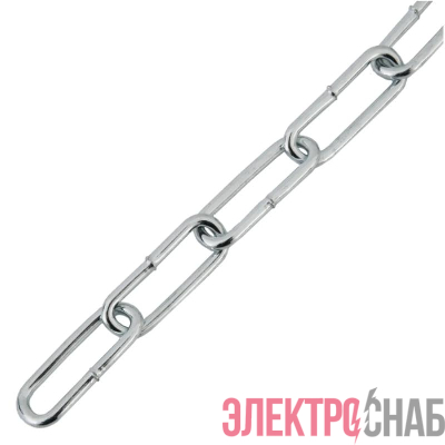 Цепь длиннозвенная 5мм DIN 763 (5м) Tech-Krep/Zitar 127863