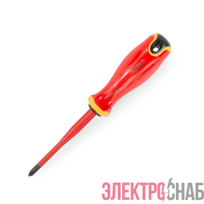 Отвертка диэлектрическая PH/FL2х100 СЛИМ КВТ 103012