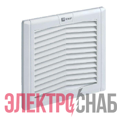 Решетка вентиляционная с фильтром 124x124мм IP54 PROxima EKF EXF52