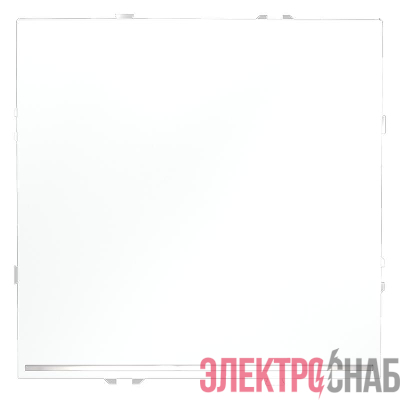Переключатель проходной 1-кл. СП S70 10А с подсветкой механизм бел. матов. Voltum VLS010402