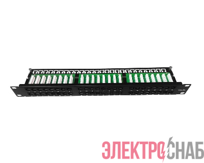 Патч-панель 19дюйм 1U кат.5E неэкранир. высокой плотности 48 портов RJ-45 Dual IDC TOKOV ELECTRIC TKE-PP-5E-1U-48P-UTP