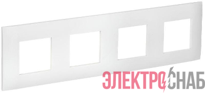Рамка 4-м SKANDY SK-F04W арктич. бел. IEK SK-M42-K01