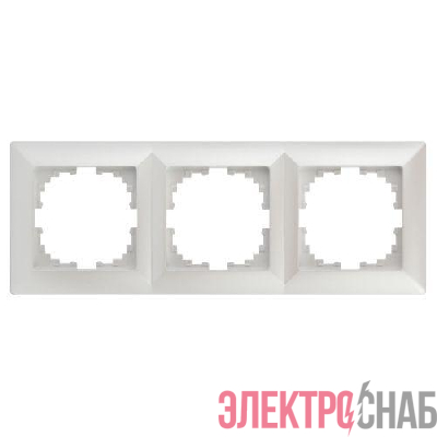 Рамка 3-м СП Solo 4-503-06 перламутр Intro Б0053996