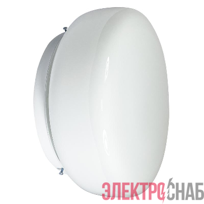 Светильник НПО 22-100-230 "Таблетка" d260 1х100Вт E27 IP20 опал Элетех 1005150221