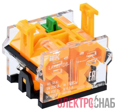 Контакт дополнительный для светосигнал. арм. 1з для D8 IEK BDK30-1