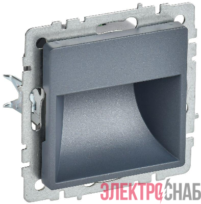 Подсветка светодиодная BRITE встраив. ПЛ20-БрМ механизм маренго IEK BR-FL20-K35
