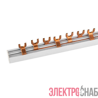 Шина соединительная типа FORK вилка 3Р 100А 1м Rexant 11-2234