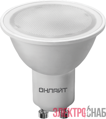Лампа светодиодная 61 895 OLL-PAR16-7-230-4K-GU10 7Вт 4000К нейтр. бел. GU10 700лм 220-240В ОНЛАЙТ 61895