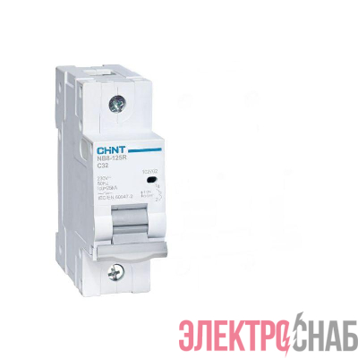 Выключатель автоматический модульный 1п C 100А 20кА NB8-125R (R) CHINT 559785