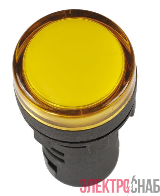 Лампа светосигнальная AD16DS d16мм 12В AC/DC желт. IEK BLS10-ADDS-012-K05-16