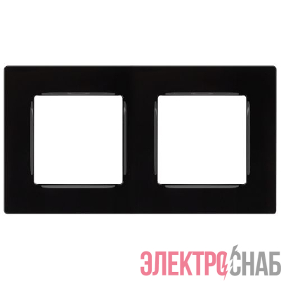 Рамка 2-м 12-5202-06 Классик черн. Эра Б0067723