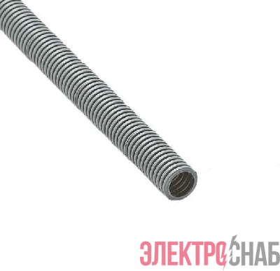 Труба гофрированная ПВХ легкая d32мм с протяжкой сер. (уп.25м) Ruvinil 13201