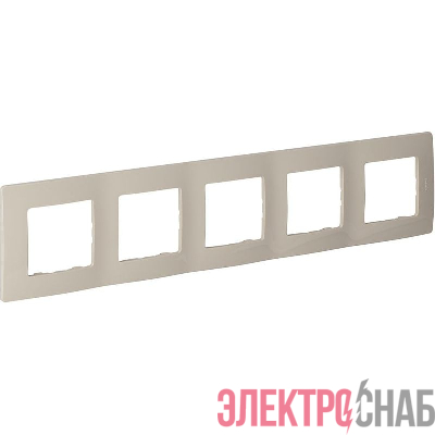 Рамка 5-м Etika сл. кость IEK 672515