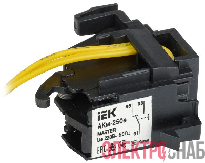 Контакт аварийный АКм-250е (АКм-35) с электрон. расцеп. MASTER IEK SVA31D-AK-1-02