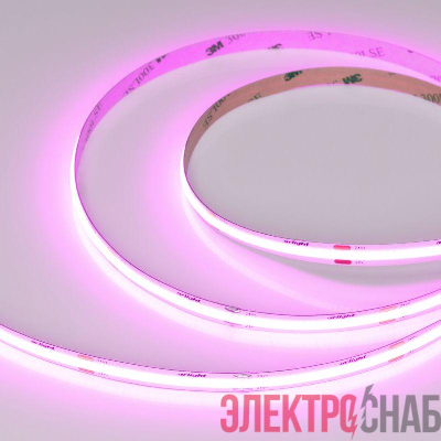 Лента светодиодная COB-X480-8mm 24V Magenta 8Вт/м IP20 (уп.5м) Arlight 047741