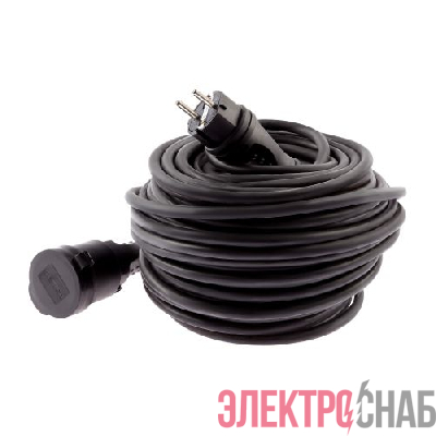 Удлинитель-шнур 1х50м с заземл. 16А IP44 UPx-1e-3х2.5-50m-IP44(KG) КГ 3х2.5 (бухта) Эра Б0050866