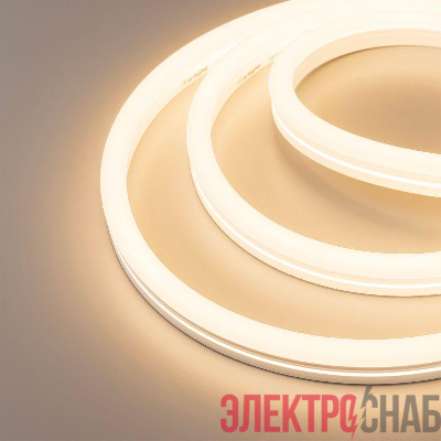 Лента светодиодная MOONLIGHT-SIDE-X336-12x24mm 230В Warm 3000К 11Вт/м IP65 wire x1 грибовидная форма герметичная (уп.50м) Arlight 051904